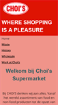 Mobile Screenshot of choisupermarket.com